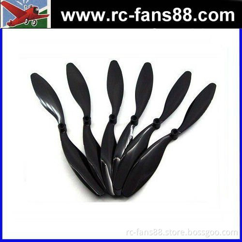 GWS 10x4.7 electric Propeller - Counter Rotating Black/6pcs for multiaxial aircraft